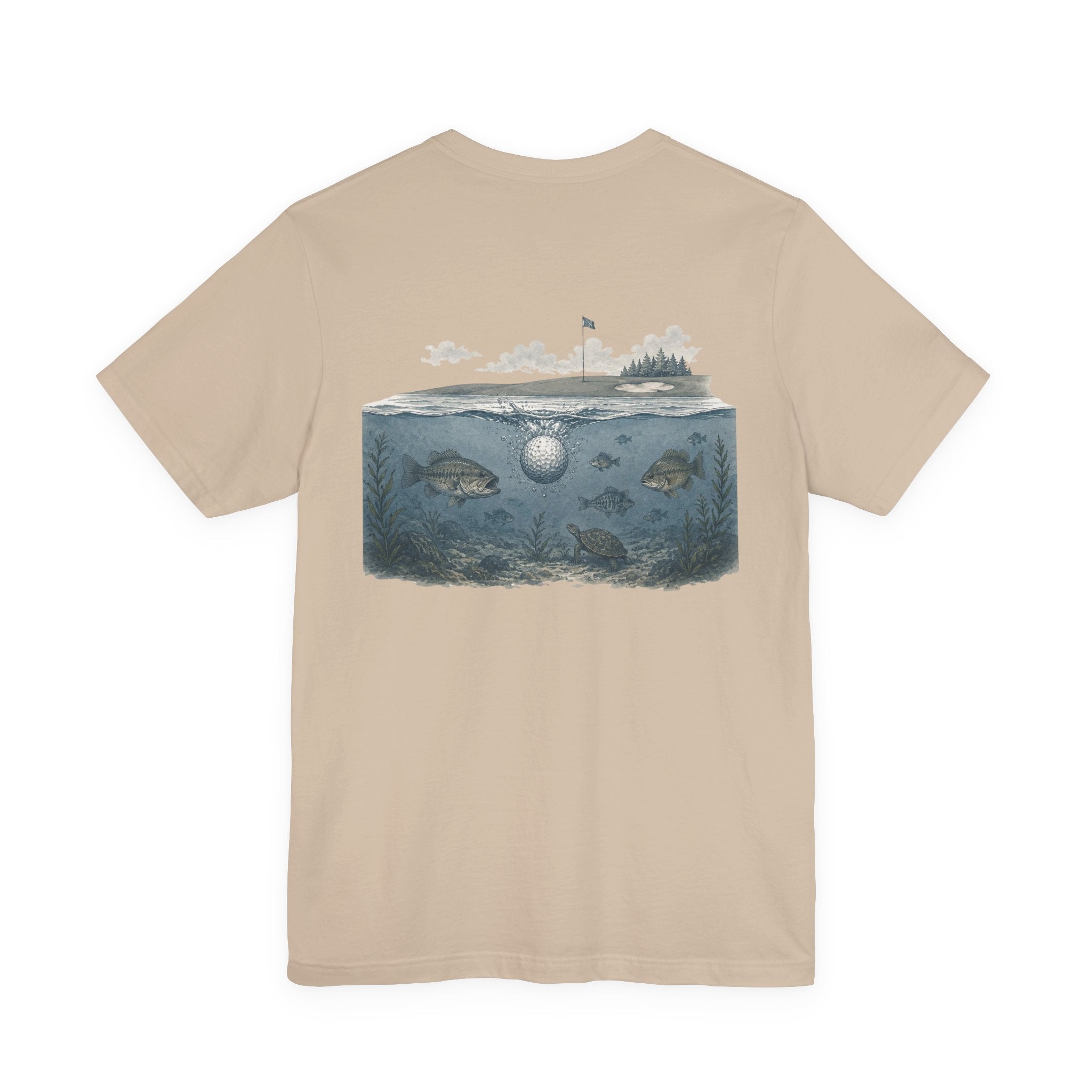 "Water Hazard Life" Golf Tee