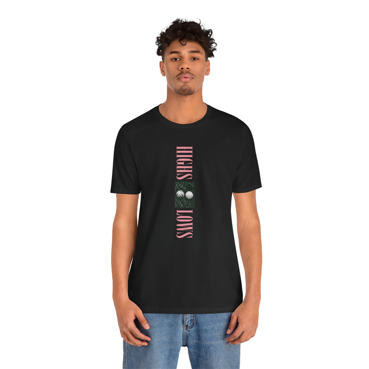 "Highs & Lows" Golf Tee