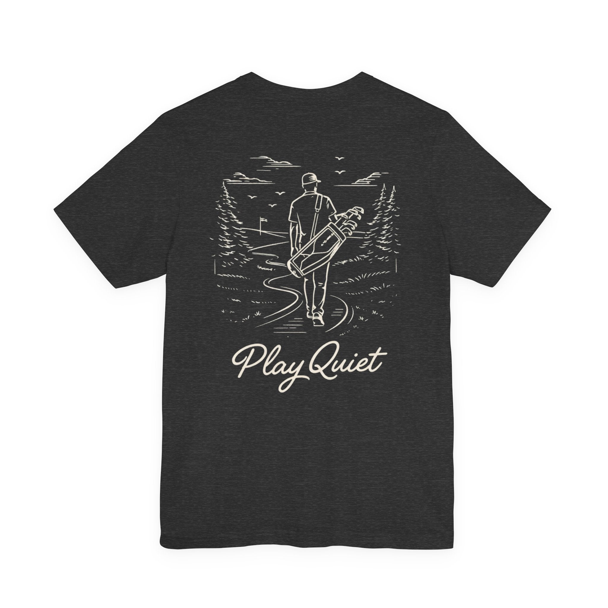 The "Quiet Golfer" Tee
