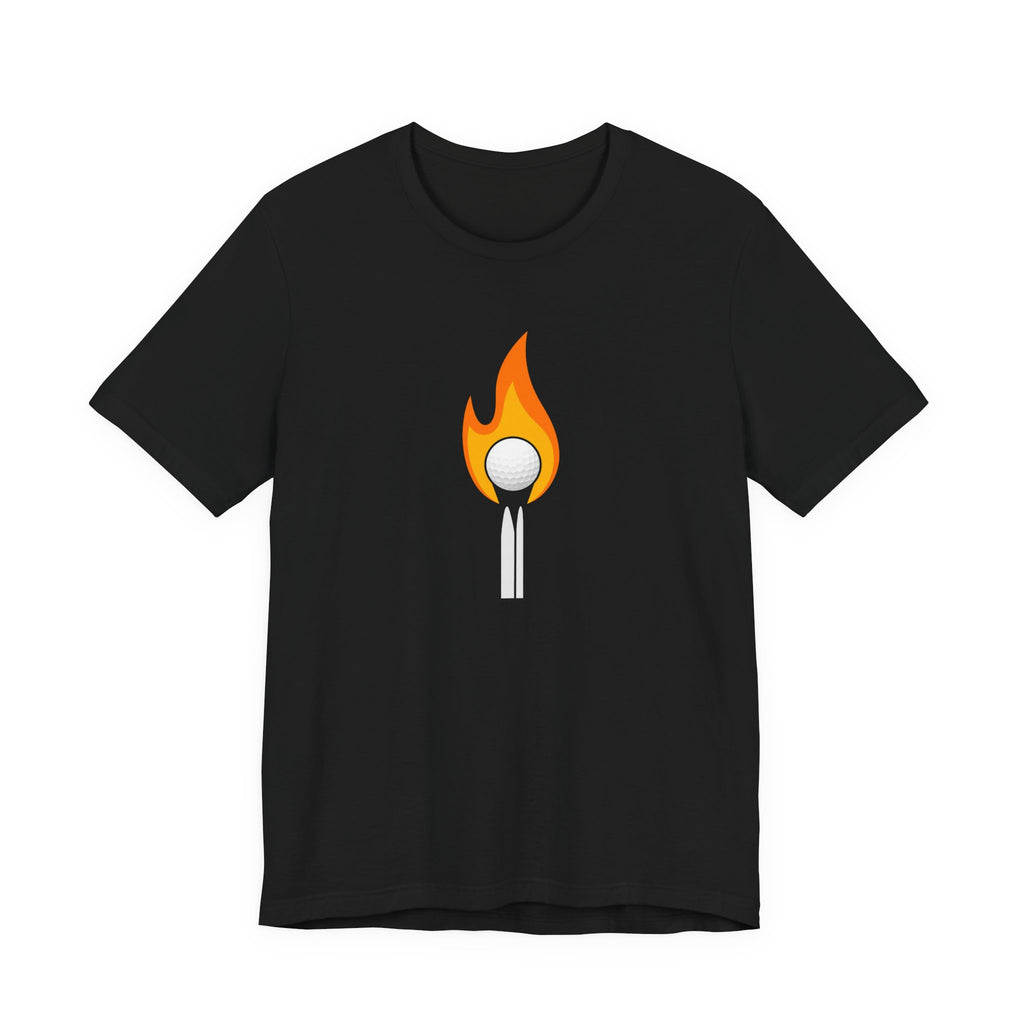 "Playing With Fire" Golf Tee