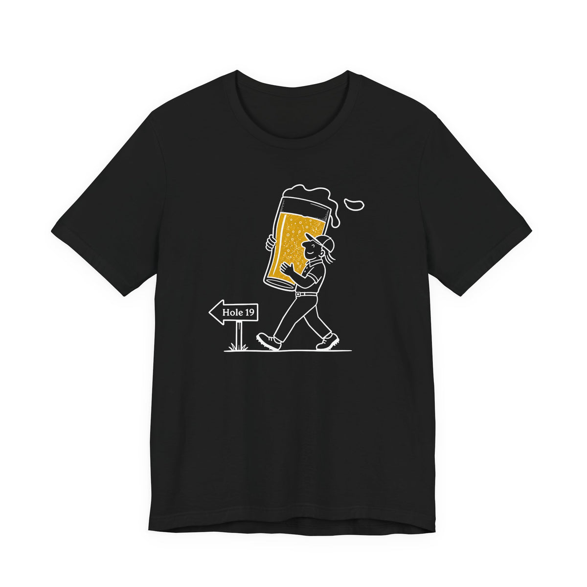 "19th Hole Champ" Golf Tee