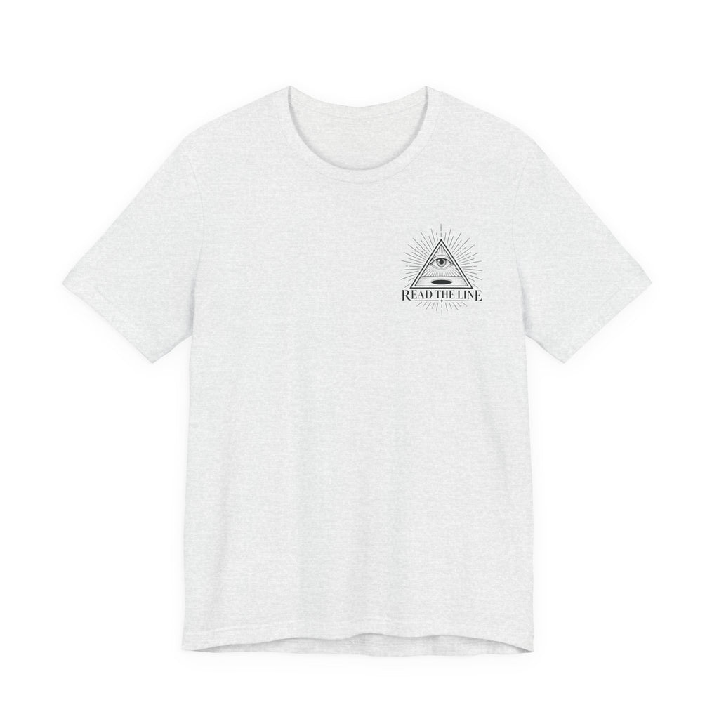 "Read The Line" Chest Tee