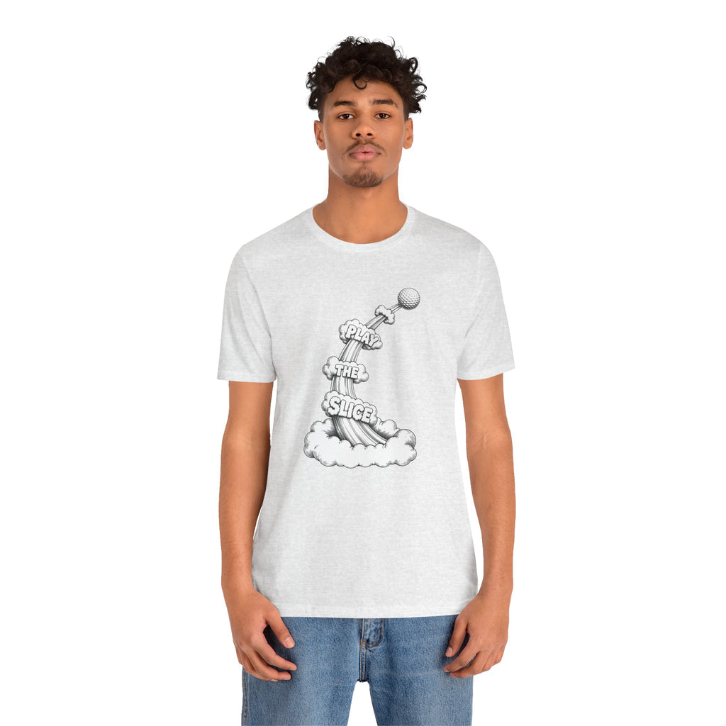 "Play The Slice" Golf Tee