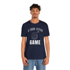 "Four Letter Game" Golf Tee