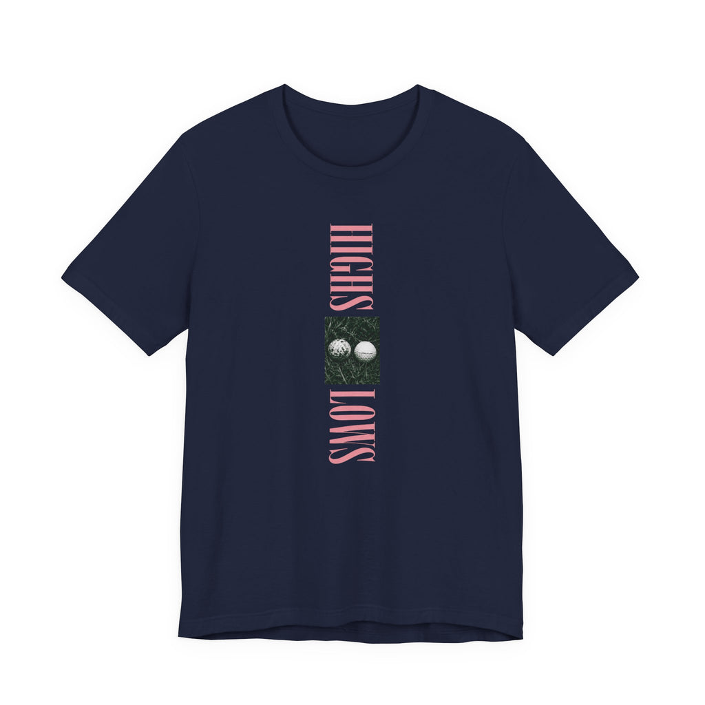 "Highs & Lows" Golf Tee