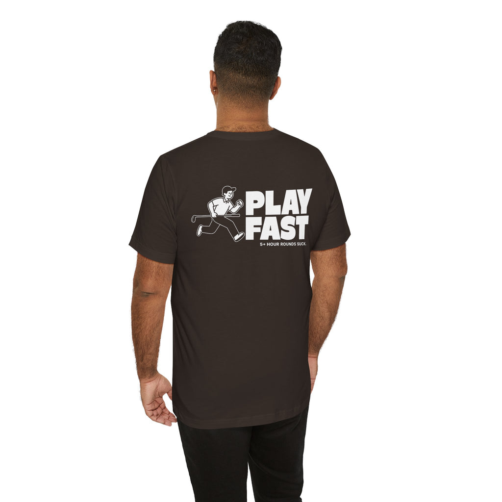 "Play Fast" Golf Tee