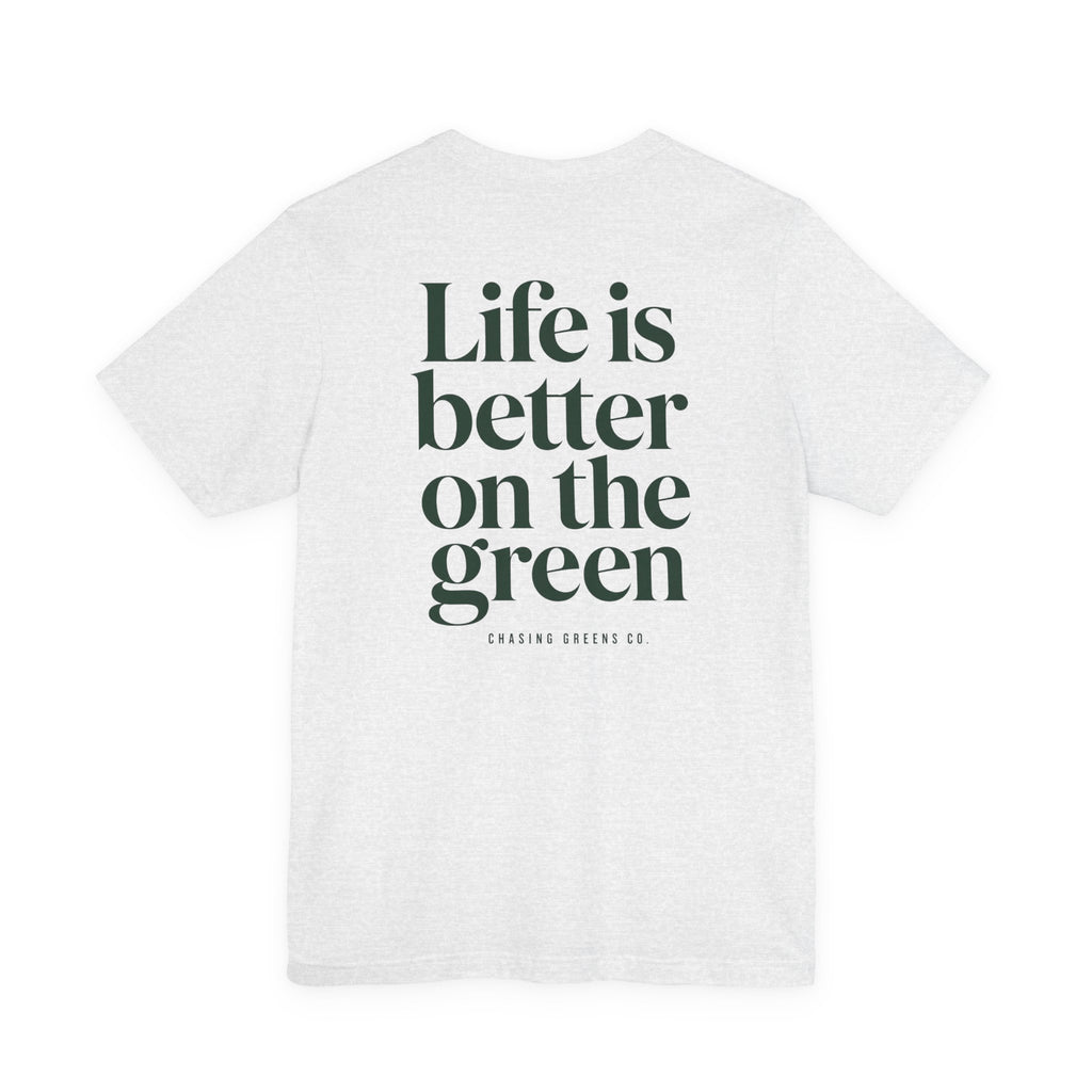 "Better On Greens" Golf Tee
