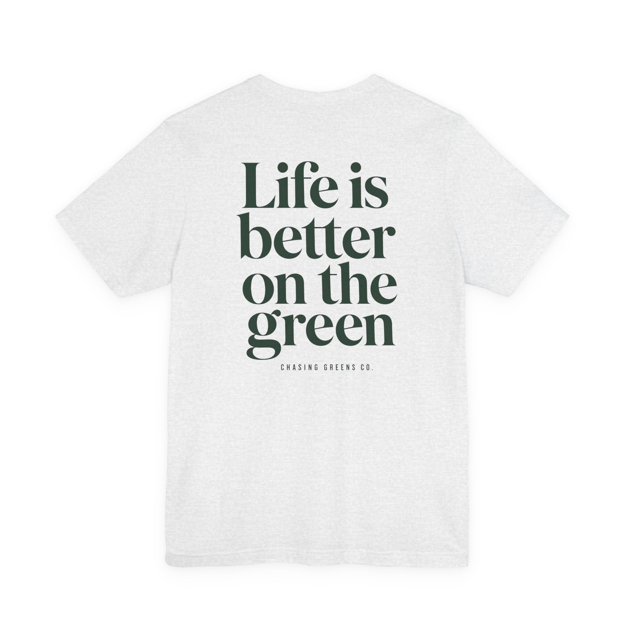 "Better On Greens" Golf Tee