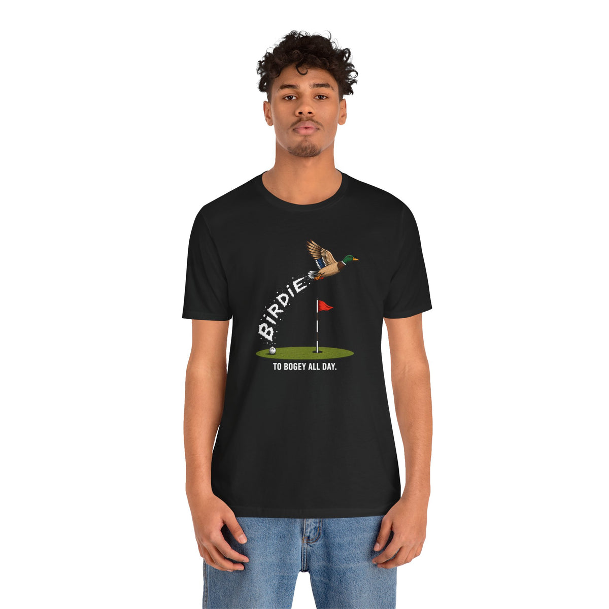 "Birdie To Bogey" Golf Tee