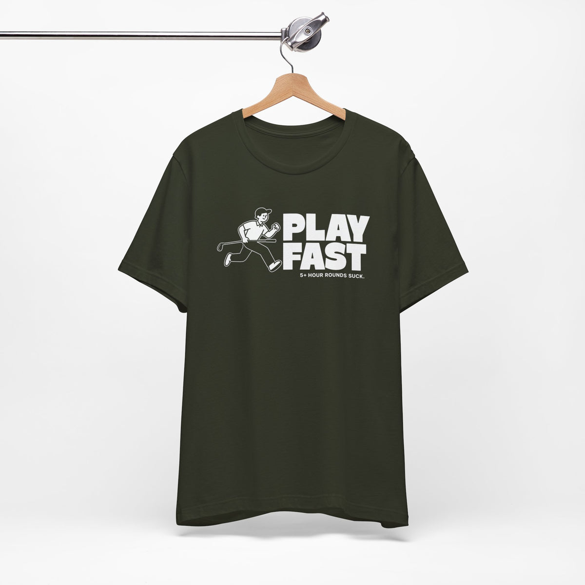 "Play Fast" Golf Tee