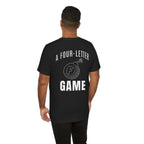 "Four Letter Game" Golf Tee