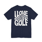 "I Love Golf" Golf Tee