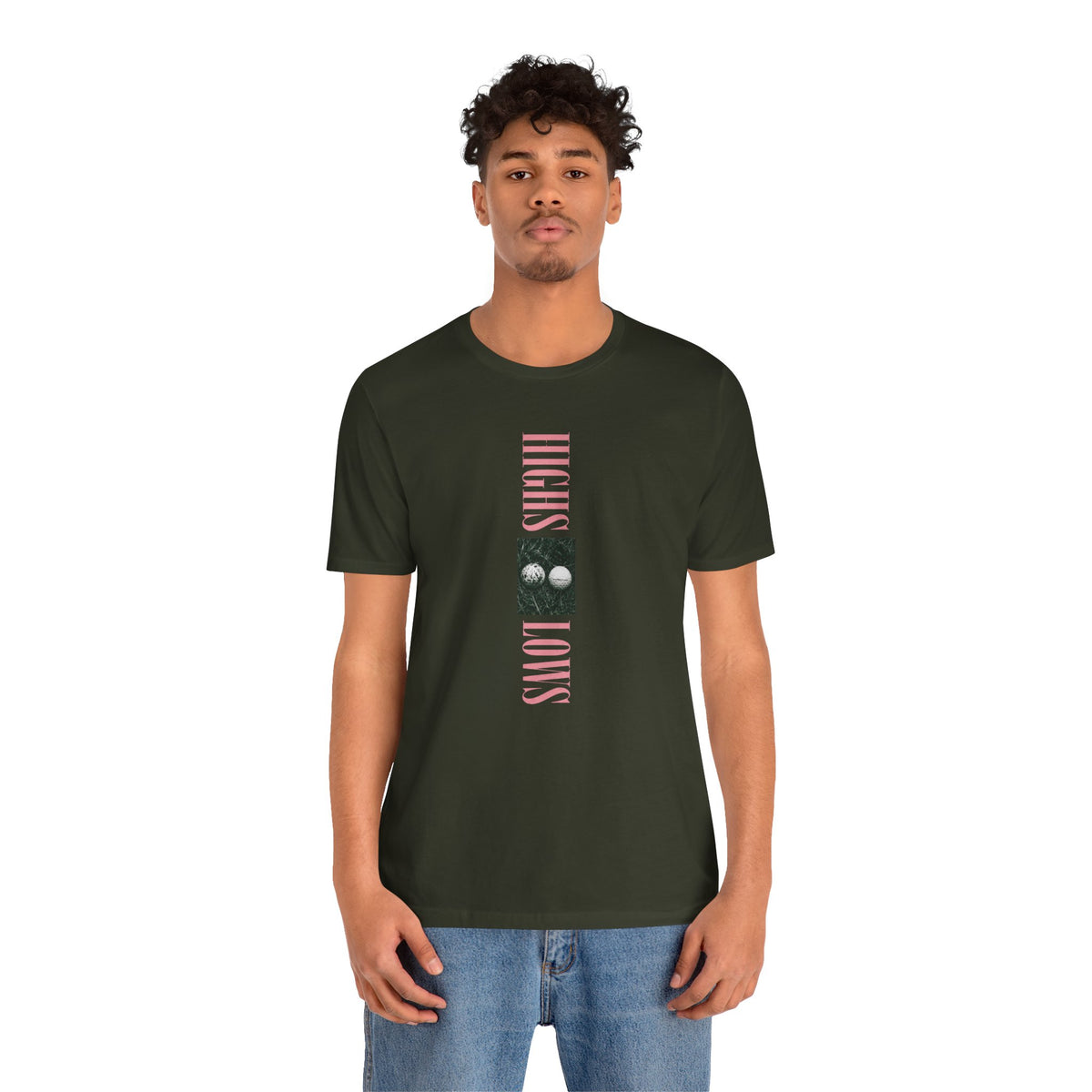 "Highs & Lows" Golf Tee
