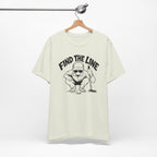 "Find The Line" Golf Tee