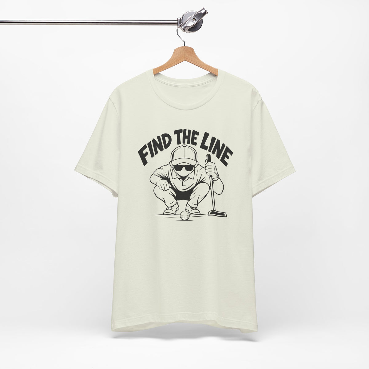 "Find The Line" Golf Tee