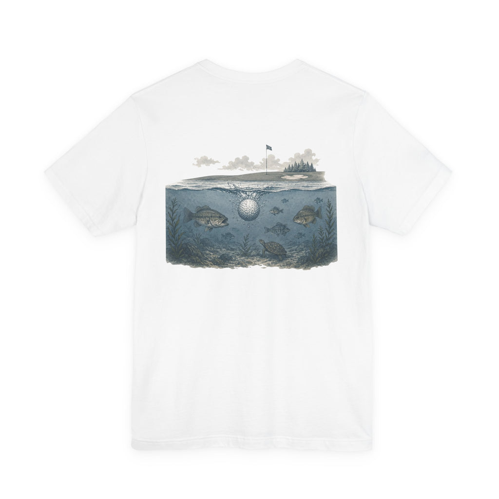 "Water Hazard Life" Golf Tee