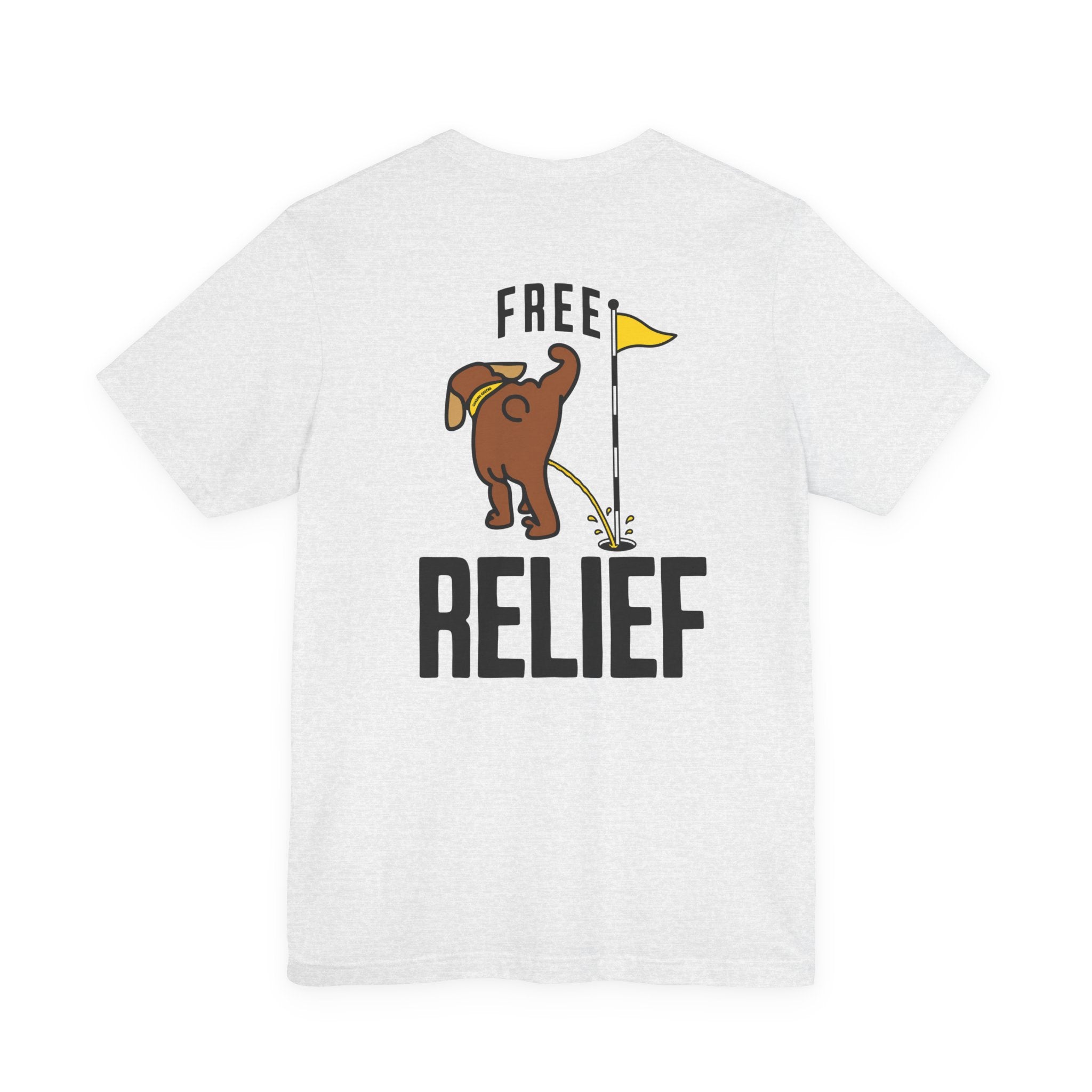 "Free Relief" Golf Tee