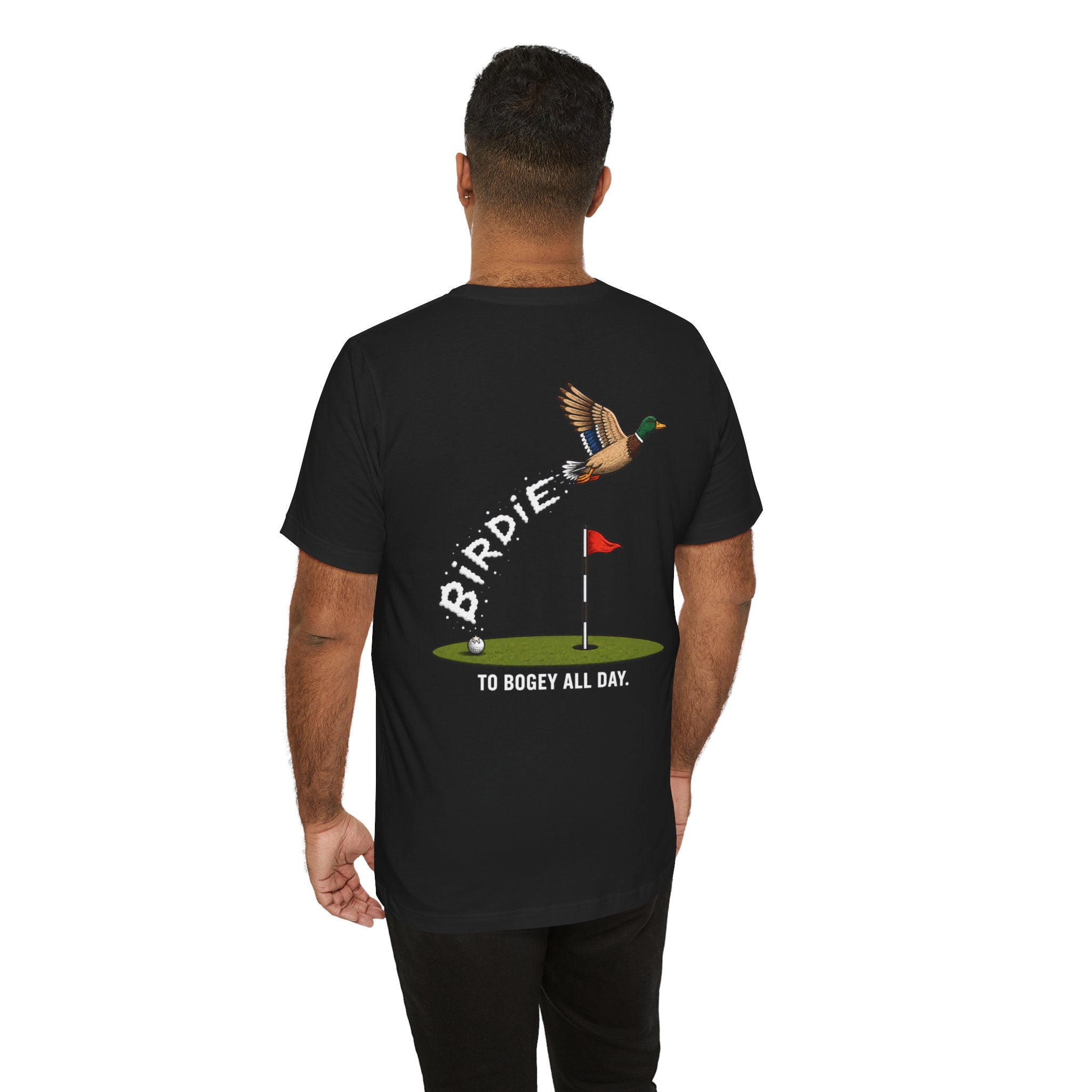 "Birdie To Bogey" Golf Tee