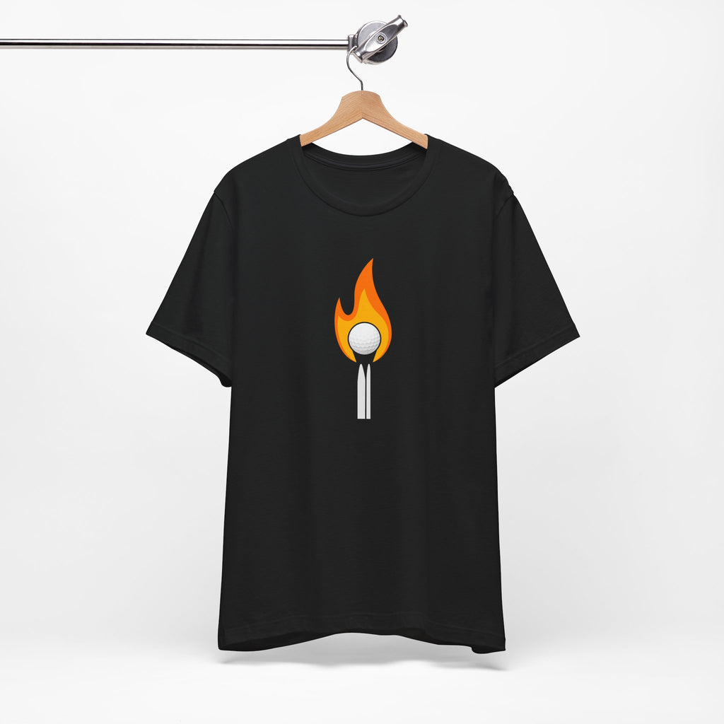 "Playing With Fire" Golf Tee