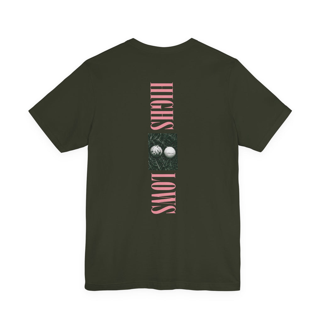 "Highs & Lows" Golf Tee