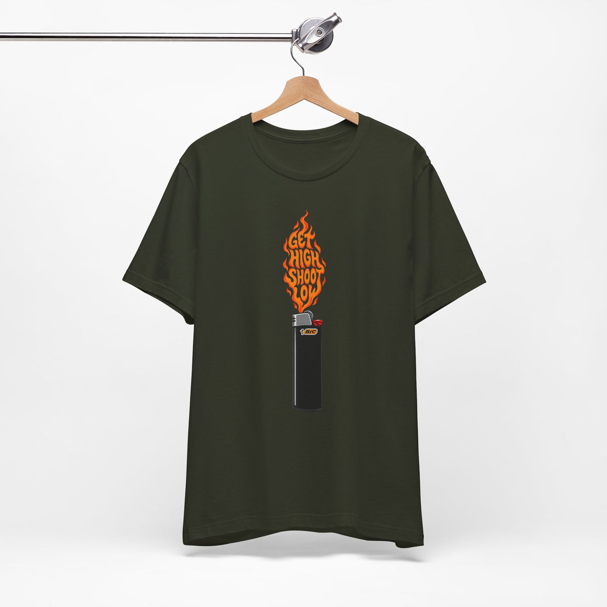 "Get High Shoot Low" Golf Tee