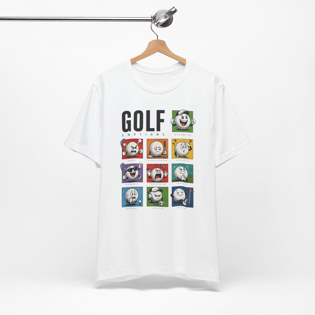 The "Many Moods Of Golf" Tee