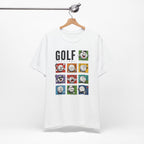 The "Many Moods Of Golf" Tee