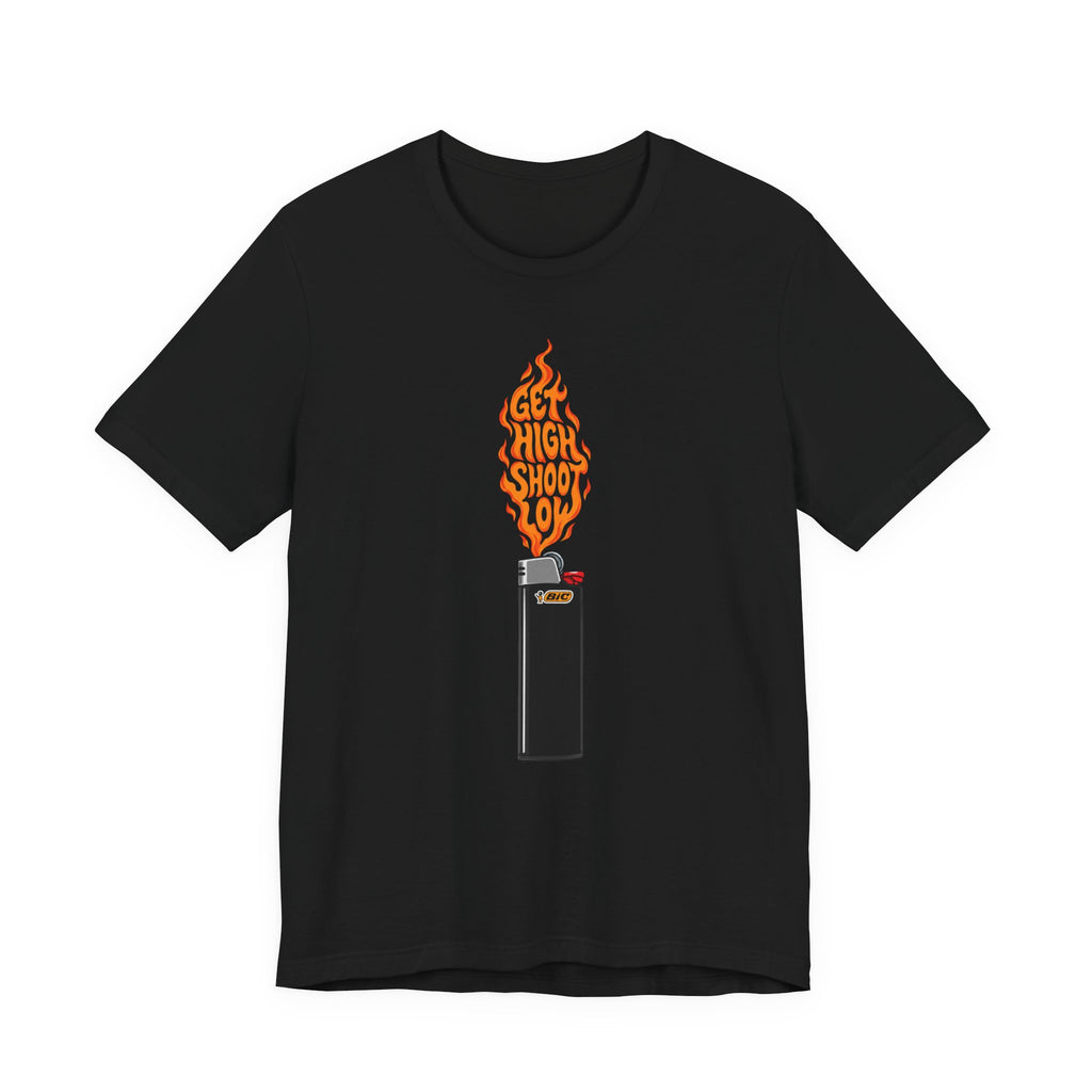 "Get High Shoot Low" Golf Tee