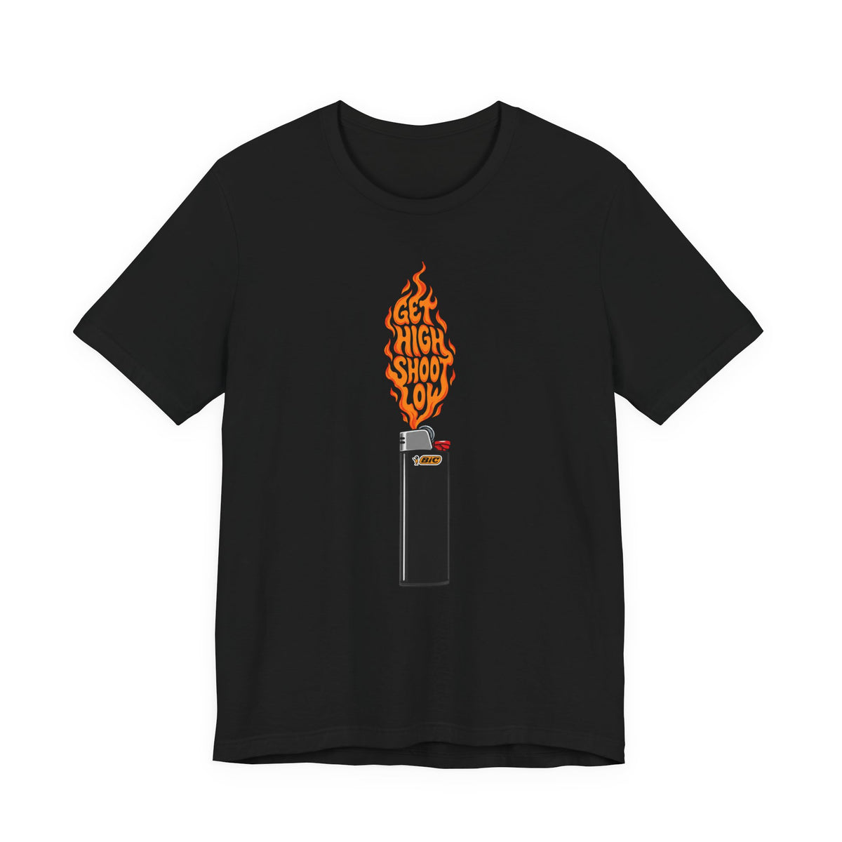 "Get High Shoot Low" Golf Tee
