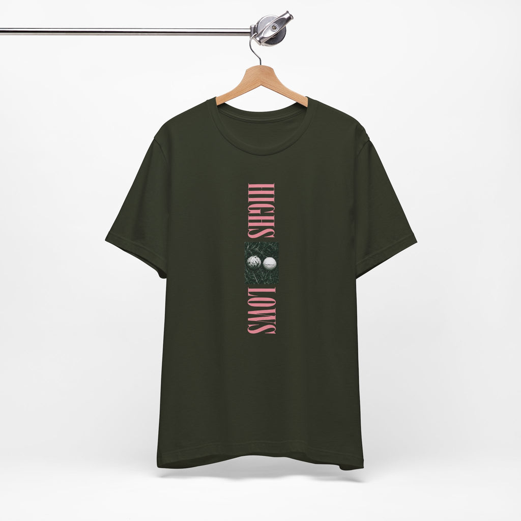 "Highs & Lows" Golf Tee