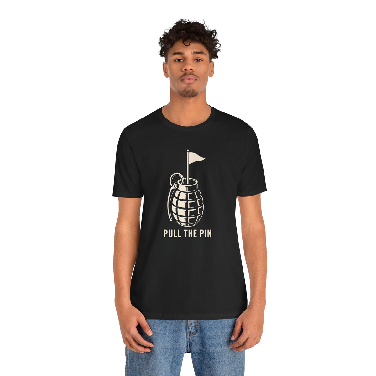 "Pull The Pin" Golf Tee