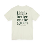 "Better On Greens" Golf Tee