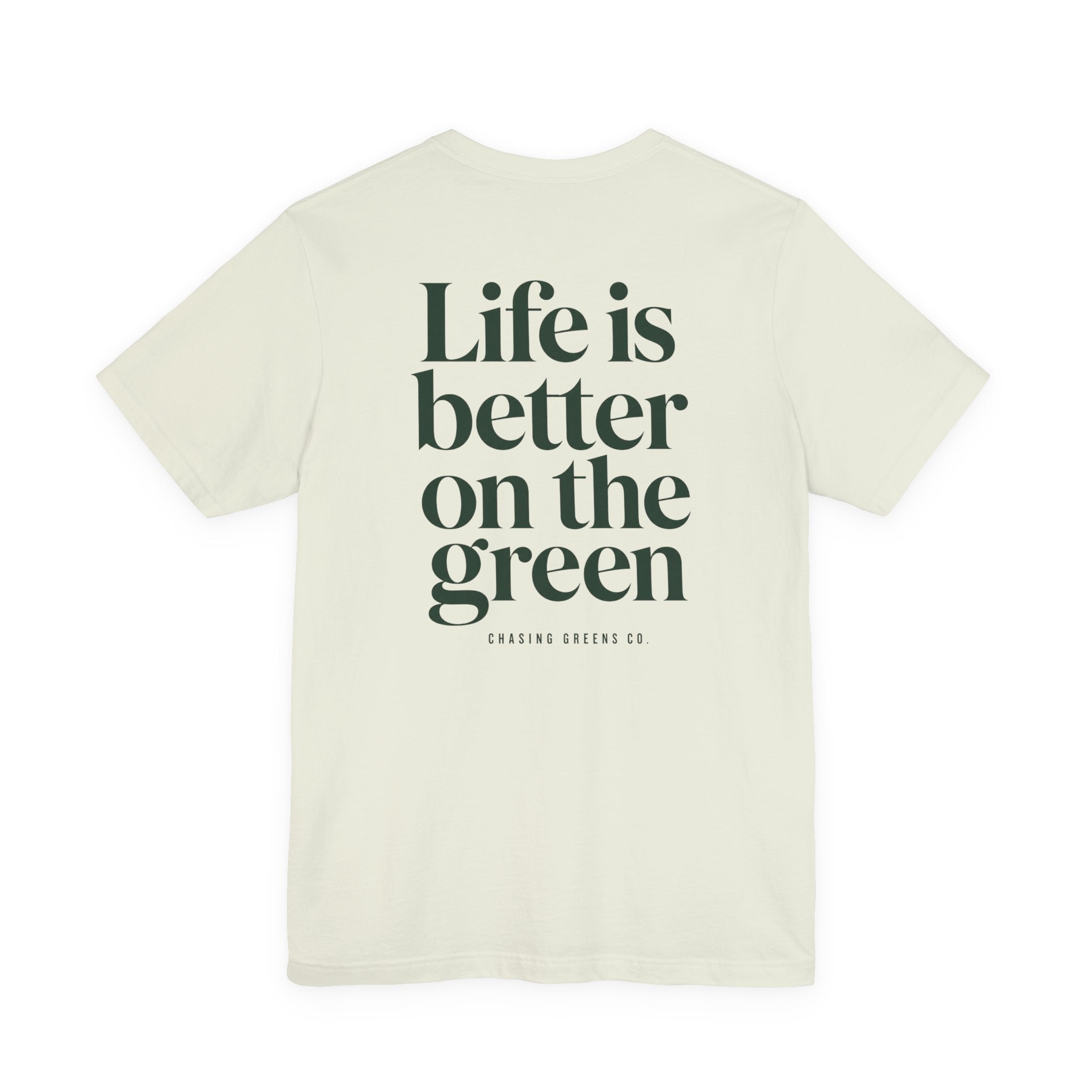 "Better On Greens" Golf Tee