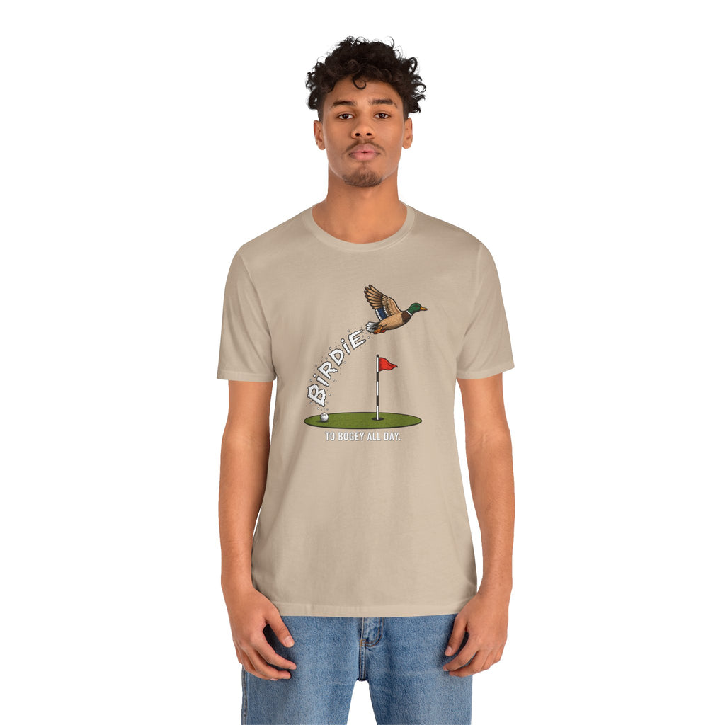 "Birdie To Bogey" Golf Tee