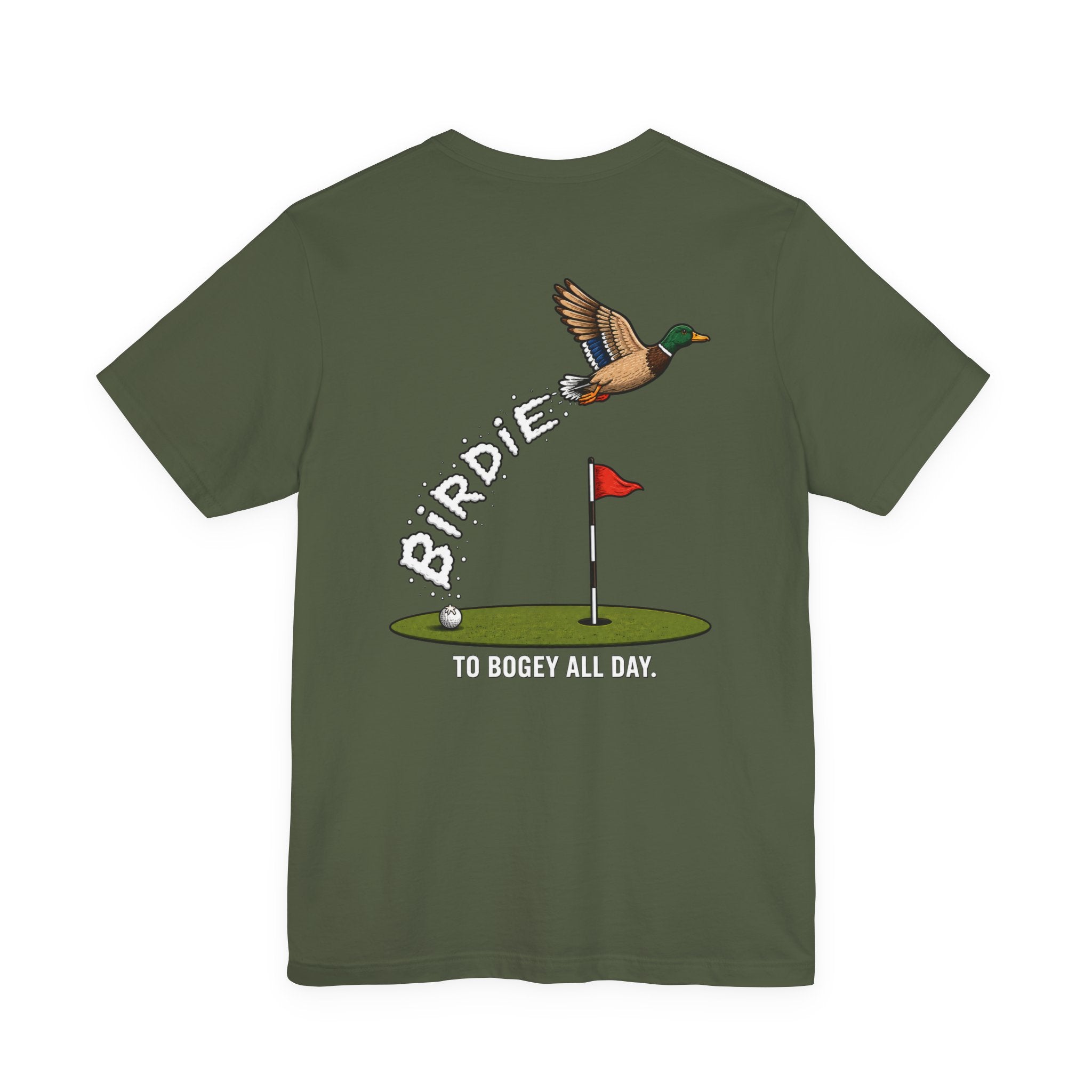 "Birdie To Bogey" Golf Tee