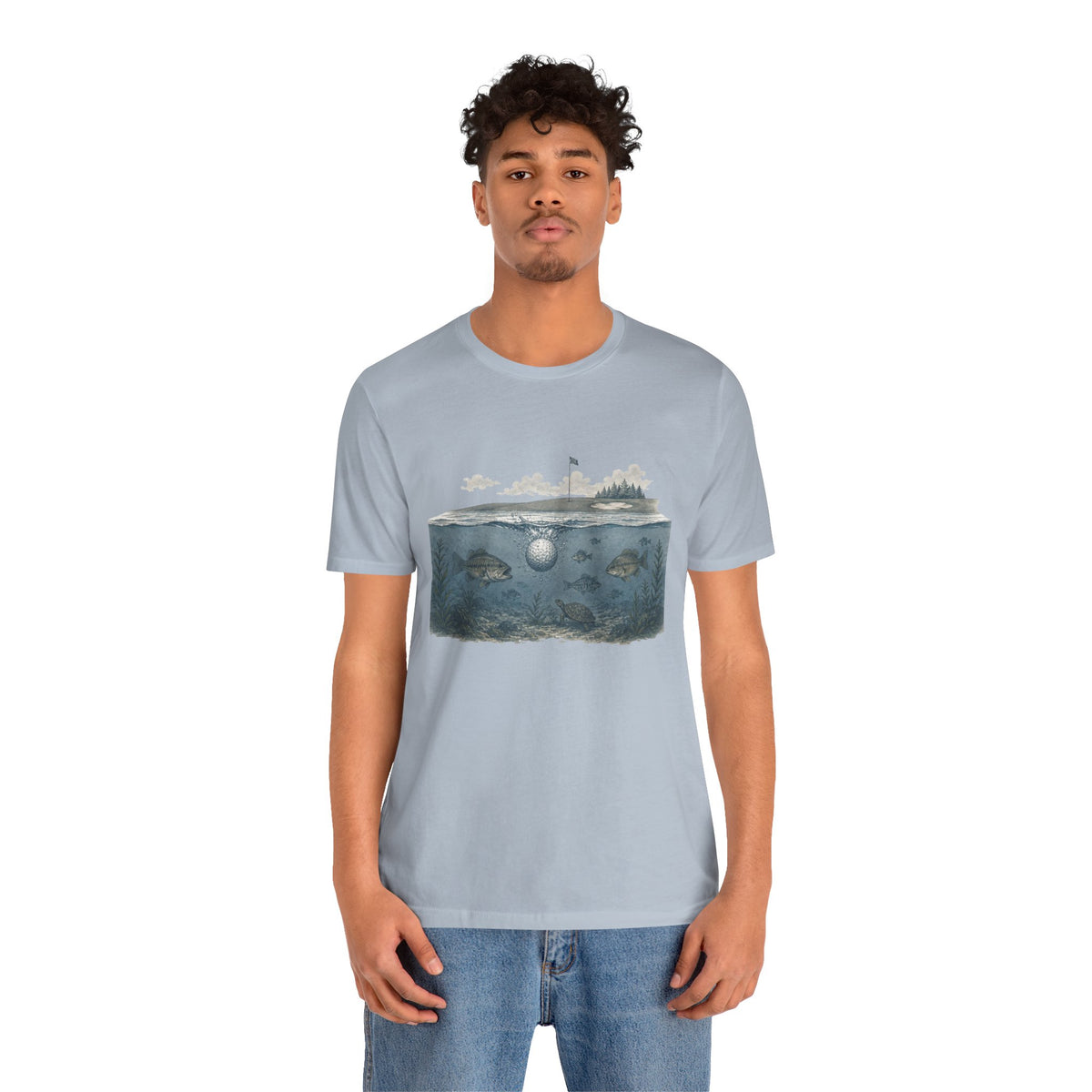 "Water Hazard Life" Golf Tee