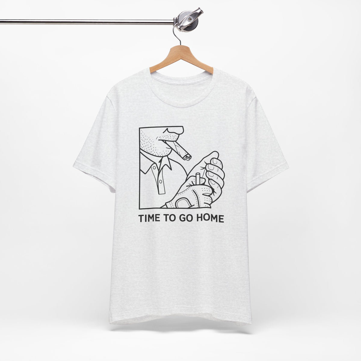 "Time To Go Home" Golf Tee