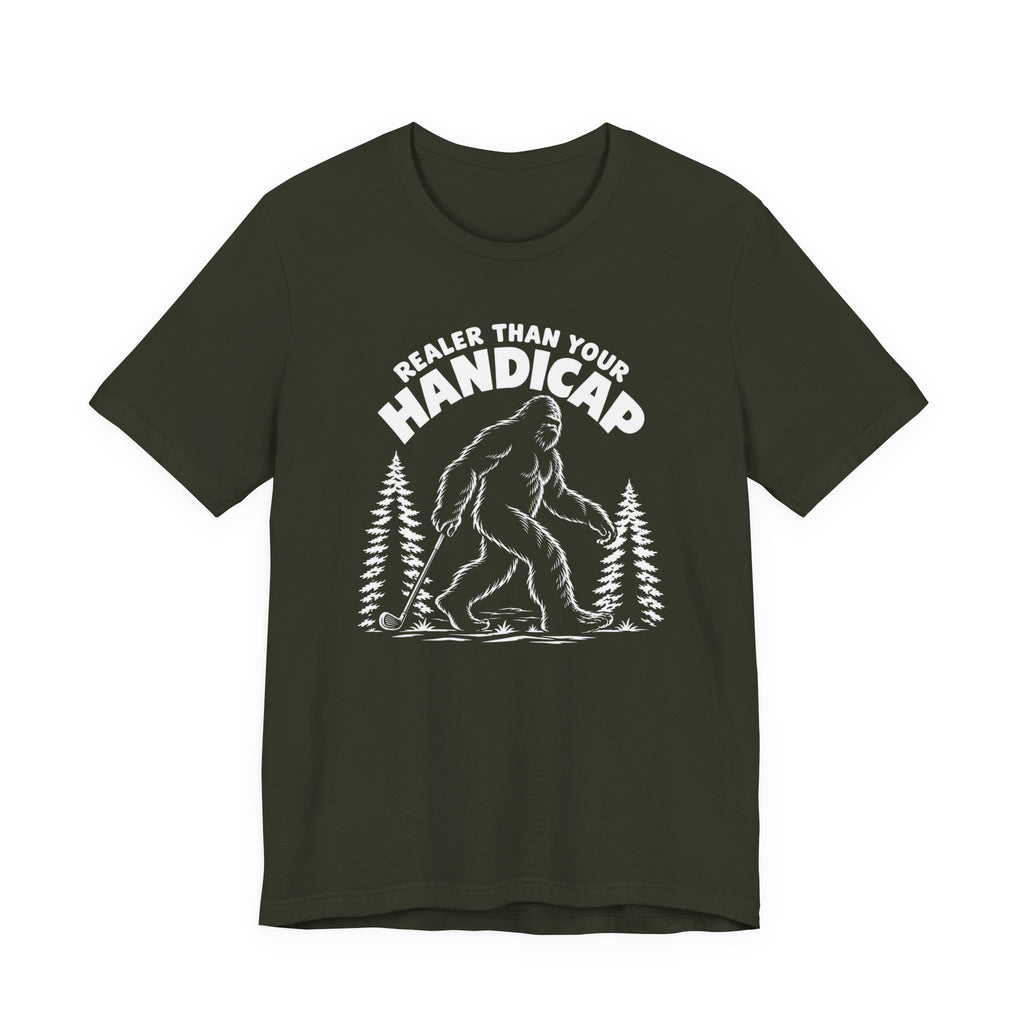 "Real Handicaps" Golf Tee