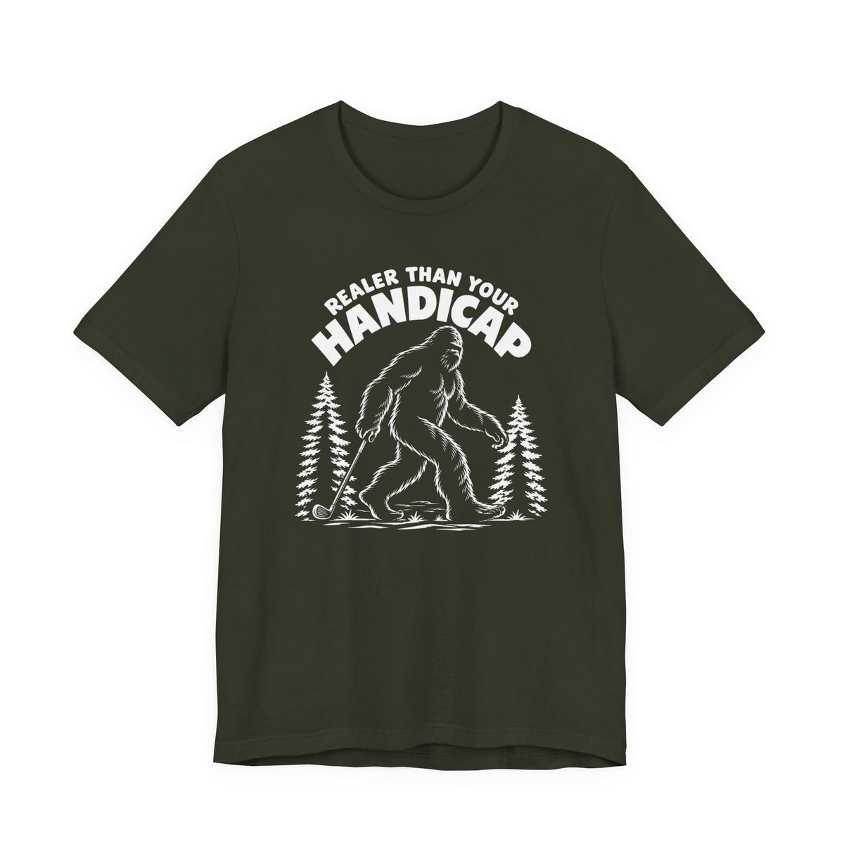 "Real Handicaps" Golf Tee