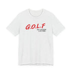 "GOLF" Club Tee
