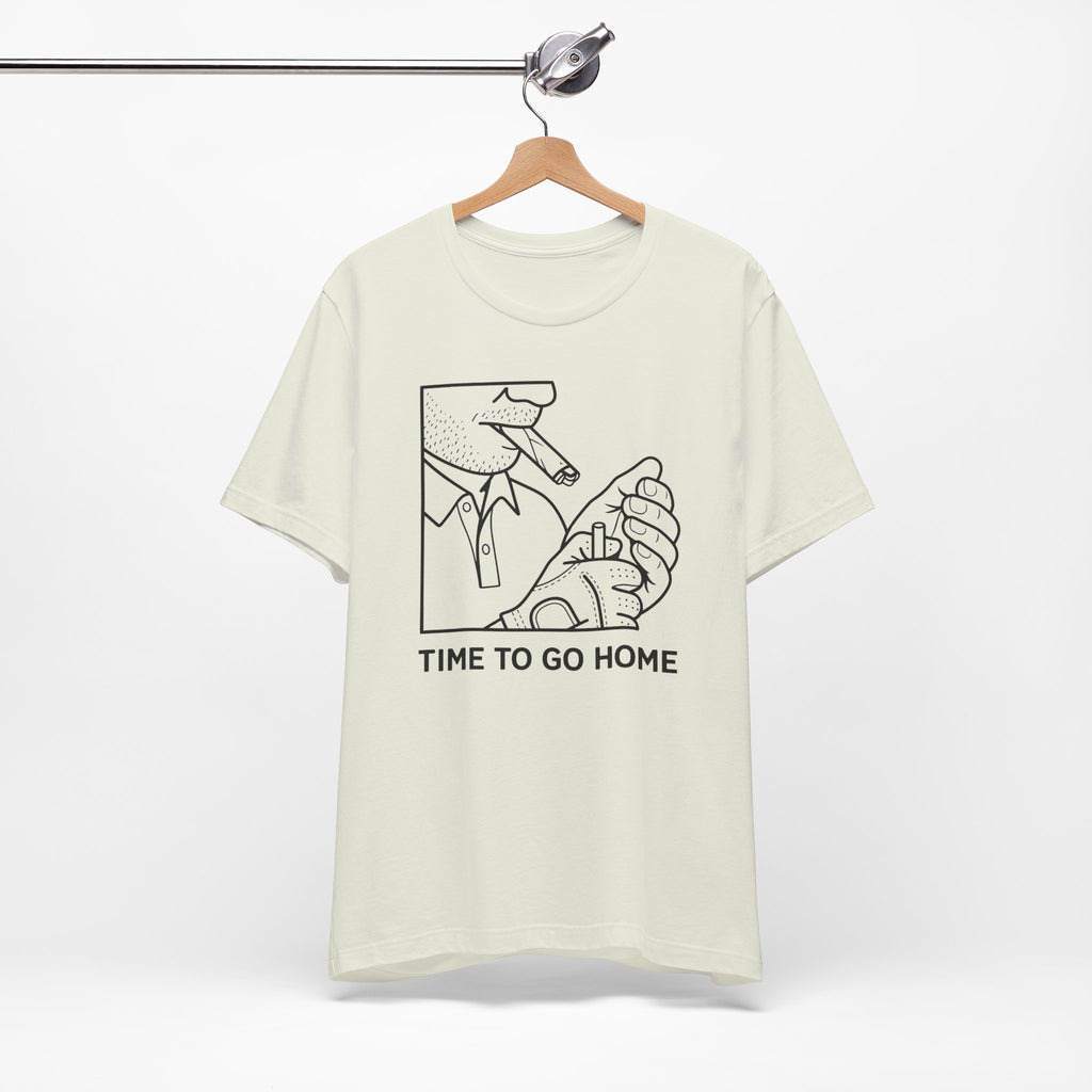 "Time To Go Home" Golf Tee