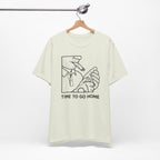 "Time To Go Home" Golf Tee