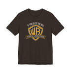"Warn A Brother" Golf Tee