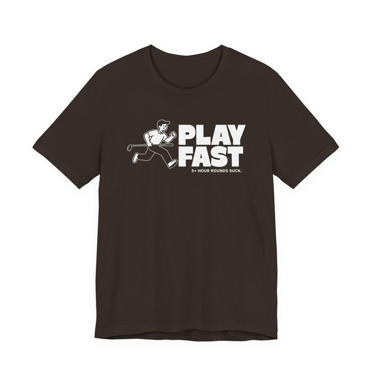 "Play Fast" Golf Tee