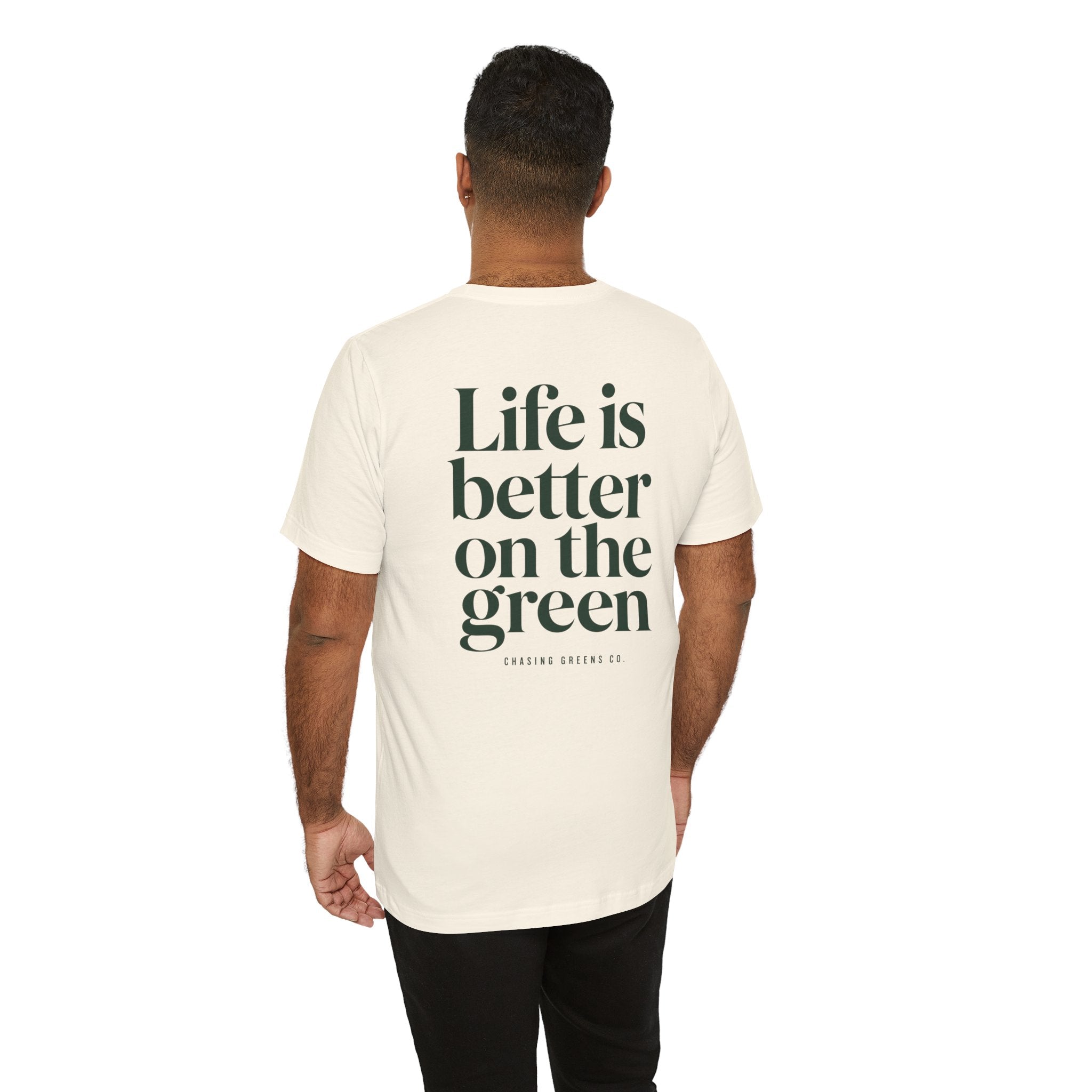 "Better On Greens" Golf Tee