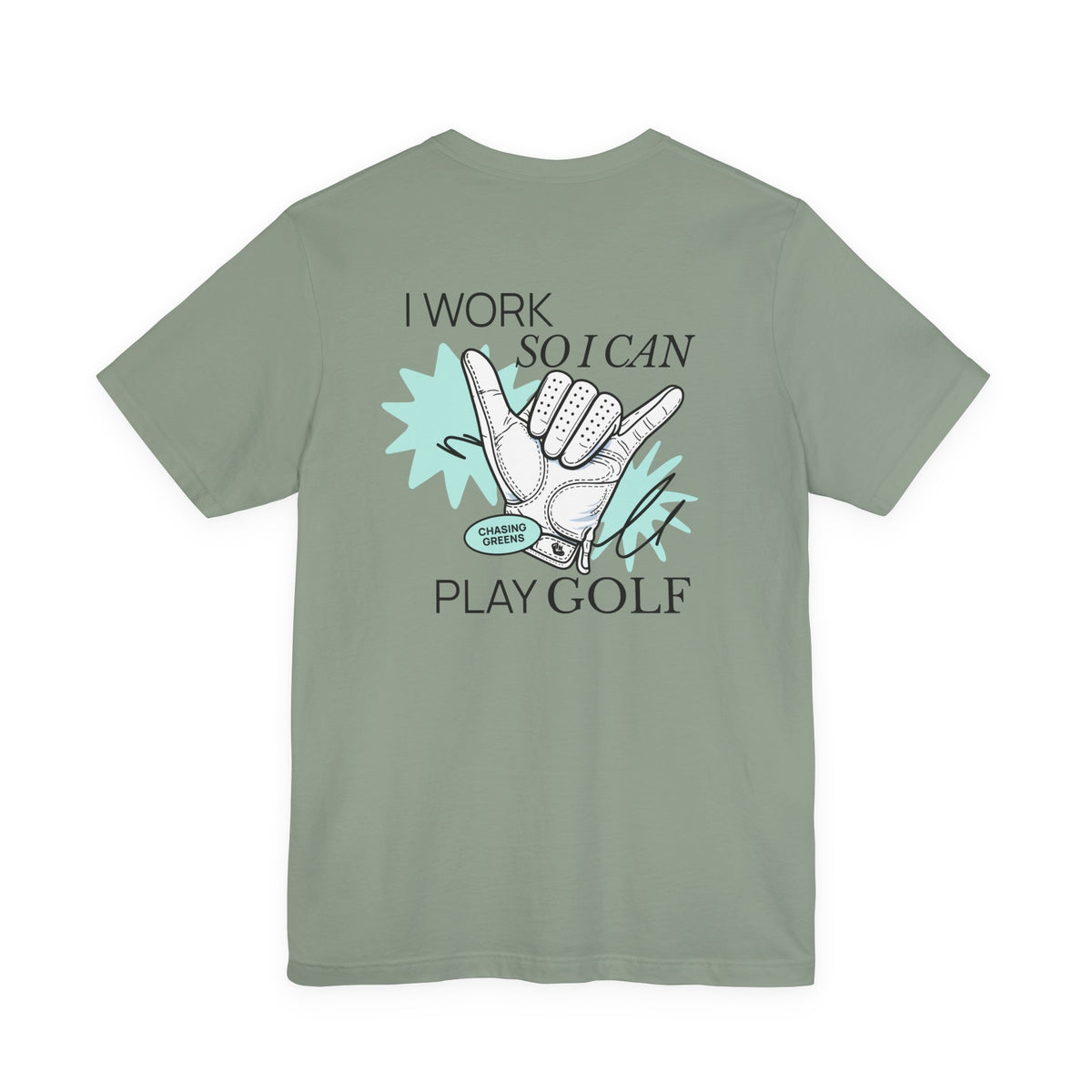 "Work To Golf" Club Tee