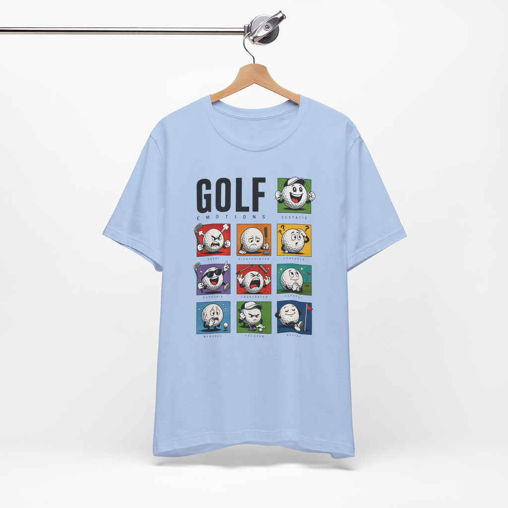 The "Many Moods Of Golf" Tee