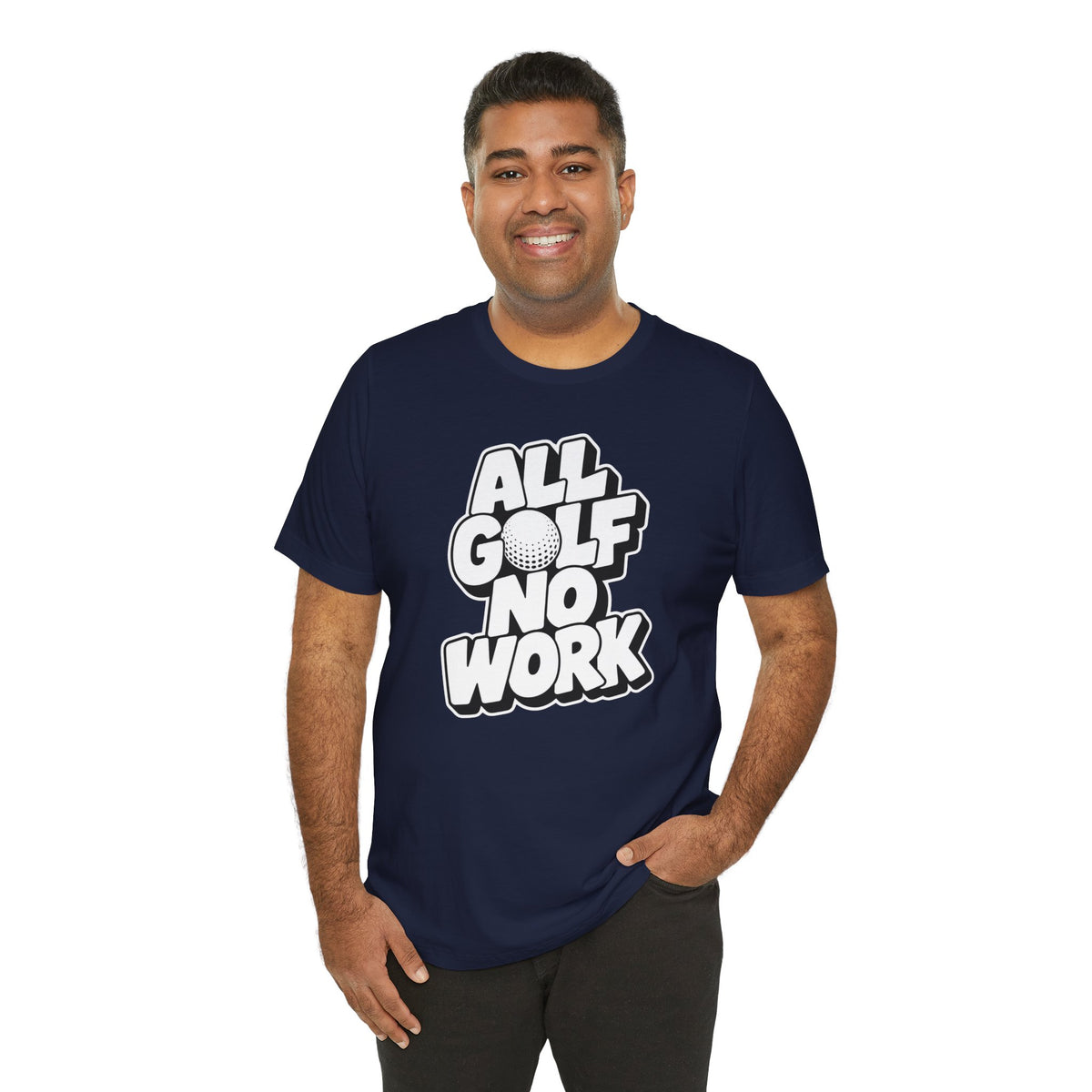 "All Golf No Work" Club Tee