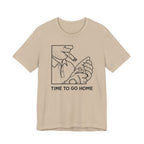 "Time To Go Home" Golf Tee