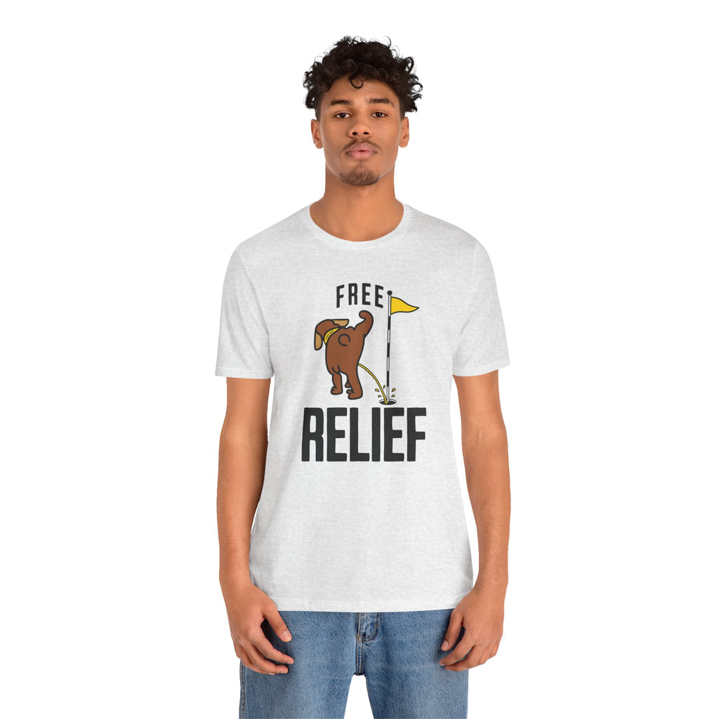 "Free Relief" Golf Tee